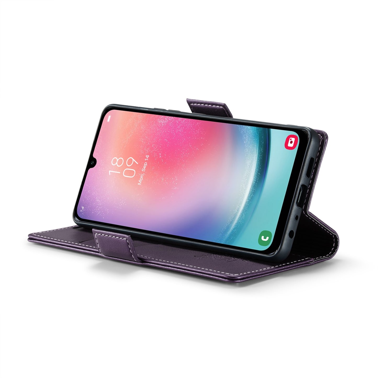 Samsung Galaxy A24 4G Leather Wallet Case - RFID Blocking, Stand Function, Card Slots