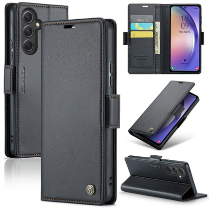 Samsung Galaxy A54 5G Leather Wallet Case - RFID Blocking, Stand Function, Card Slots