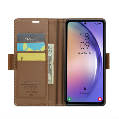 Samsung Galaxy A54 5G Leather Wallet Case - RFID Blocking, Stand Function, Card Slots
