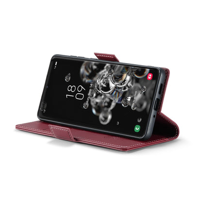 Samsung Galaxy S20 Ultra Leather Wallet Case - RFID Blocking, Stand Function, Card Slots