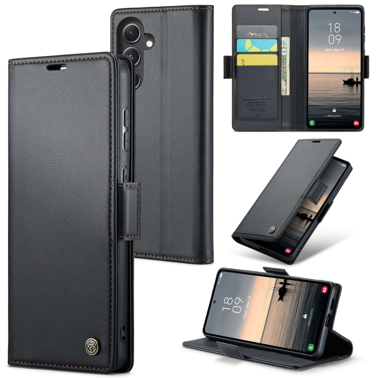 Samsung Galaxy S23 FE 5G Leather Wallet Case - RFID Blocking, Stand Function, Card Slots