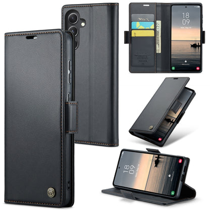 Samsung Galaxy S23 FE 5G Leather Wallet Case - RFID Blocking, Stand Function, Card Slots