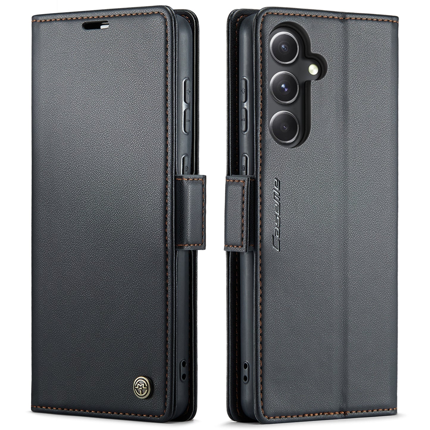 Samsung Galaxy S23 FE 5G Leather Wallet Case - RFID Blocking, Stand Function, Card Slots