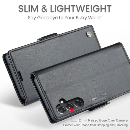 Samsung Galaxy S23 FE 5G Leather Wallet Case - RFID Blocking, Stand Function, Card Slots