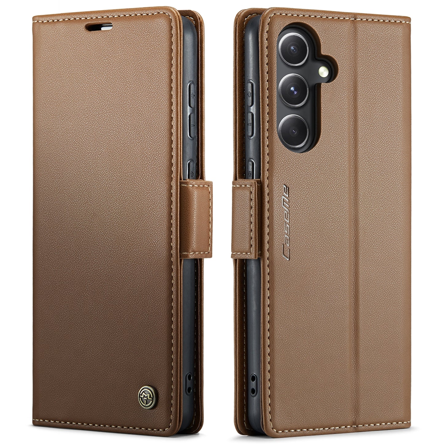 Samsung Galaxy S23 FE 5G Leather Wallet Case - RFID Blocking, Stand Function, Card Slots