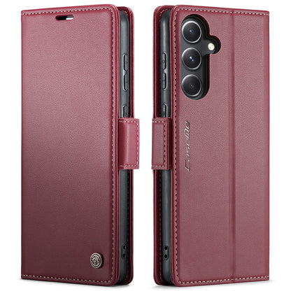 Samsung Galaxy S23 FE 5G Leather Wallet Case - RFID Blocking, Stand Function, Card Slots