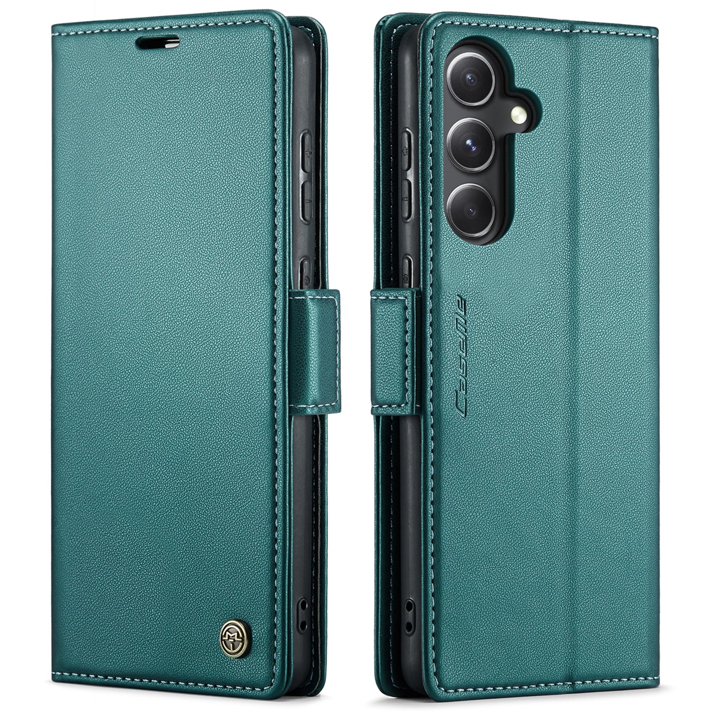 Samsung Galaxy S23 FE 5G Leather Wallet Case - RFID Blocking, Stand Function, Card Slots
