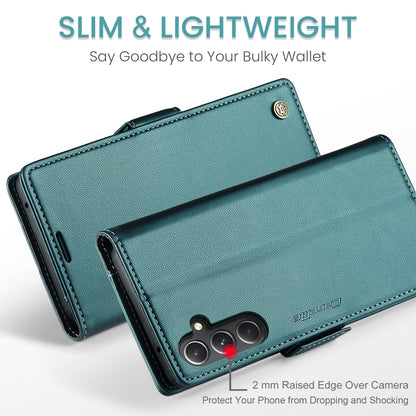 Samsung Galaxy S23 FE 5G Leather Wallet Case - RFID Blocking, Stand Function, Card Slots