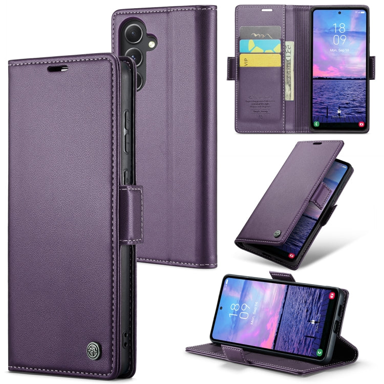 Samsung Galaxy S23 FE 5G Leather Wallet Case - RFID Blocking, Stand Function, Card Slots