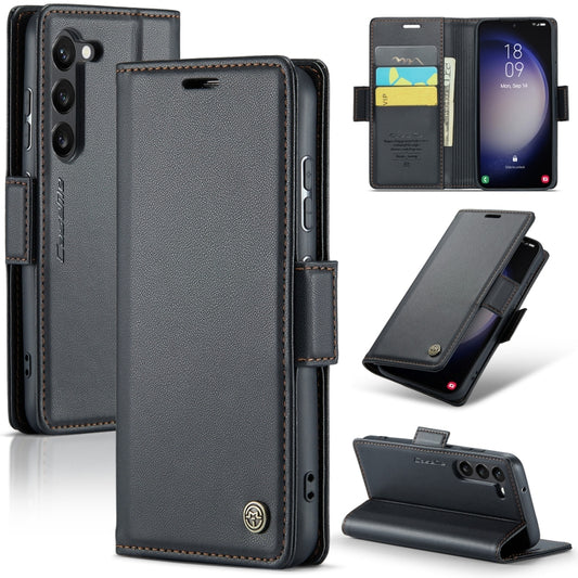 Samsung Galaxy S24 5G Leather Wallet Case - RFID Blocking, Stand Function, Card Slots