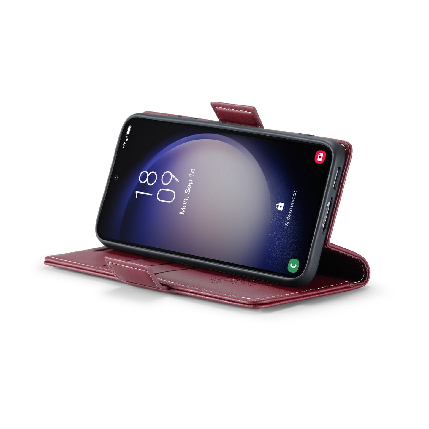 Samsung Galaxy S24 5G Leather Wallet Case - RFID Blocking, Stand Function, Card Slots