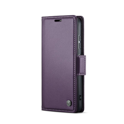 Samsung Galaxy S24 5G Leather Wallet Case - RFID Blocking, Stand Function, Card Slots