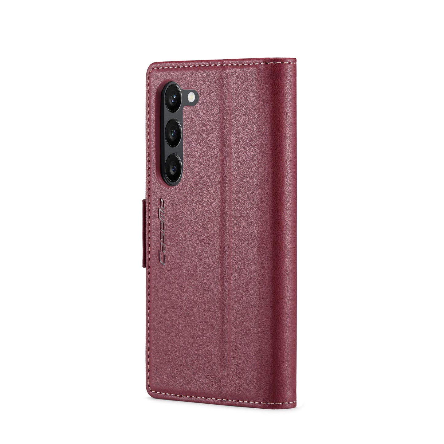 Samsung Galaxy S24+ Leather Wallet Case - RFID Blocking, Stand Function, Card Slots
