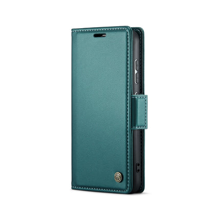 Samsung Galaxy S24+ Leather Wallet Case - RFID Blocking, Stand Function, Card Slots