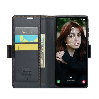 Samsung Galaxy A15 5G Leather Wallet Case - RFID Blocking, Stand Function, Card Slots