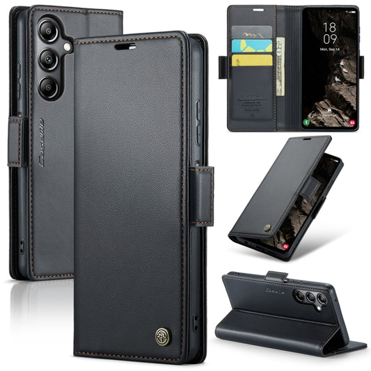 Samsung Galaxy A05s Leather Wallet Case - RFID Blocking, Stand Function, Card Slots