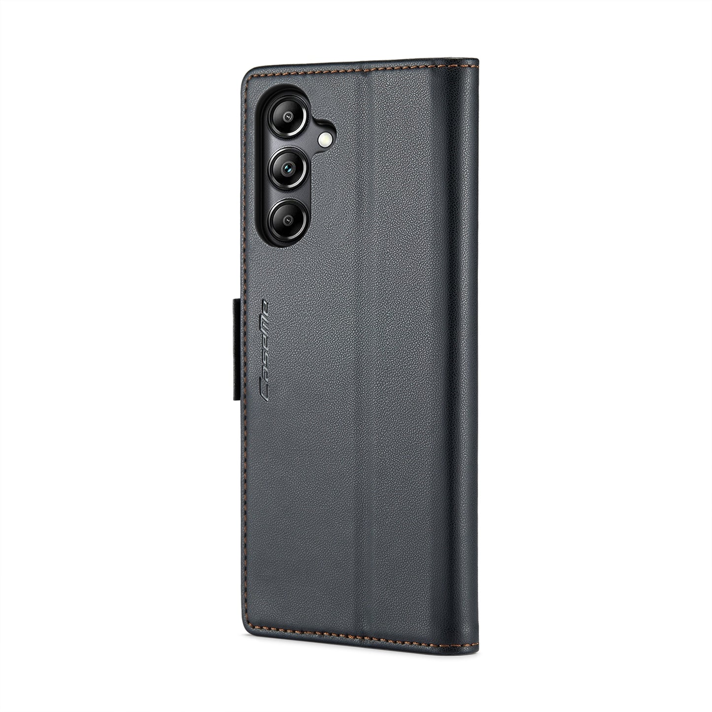 Samsung Galaxy A05s Leather Wallet Case - RFID Blocking, Stand Function, Card Slots