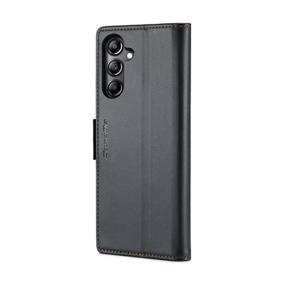Samsung Galaxy A05s Leather Wallet Case - RFID Blocking, Stand Function, Card Slots