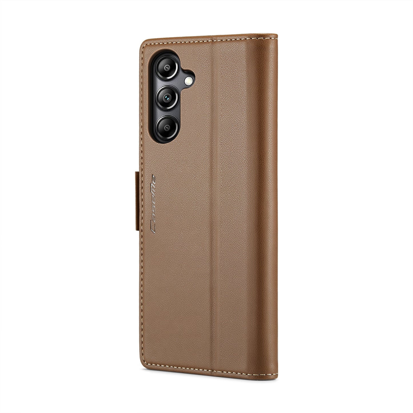 Samsung Galaxy A05s Leather Wallet Case - RFID Blocking, Stand Function, Card Slots
