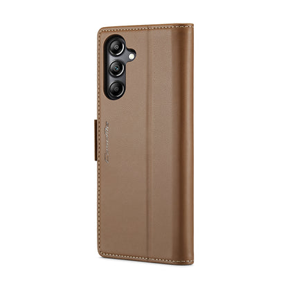 Samsung Galaxy A05s Leather Wallet Case - RFID Blocking, Stand Function, Card Slots