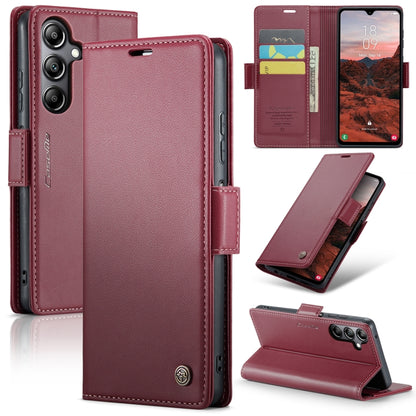 Samsung Galaxy A05s Leather Wallet Case - RFID Blocking, Stand Function, Card Slots