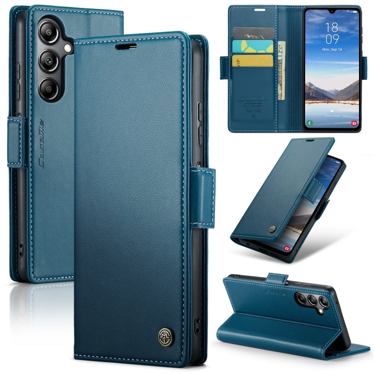 Samsung Galaxy A05s Leather Wallet Case - RFID Blocking, Stand Function, Card Slots