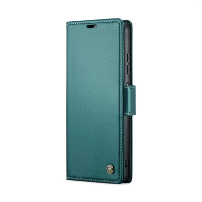 Samsung Galaxy A05s Leather Wallet Case - RFID Blocking, Stand Function, Card Slots