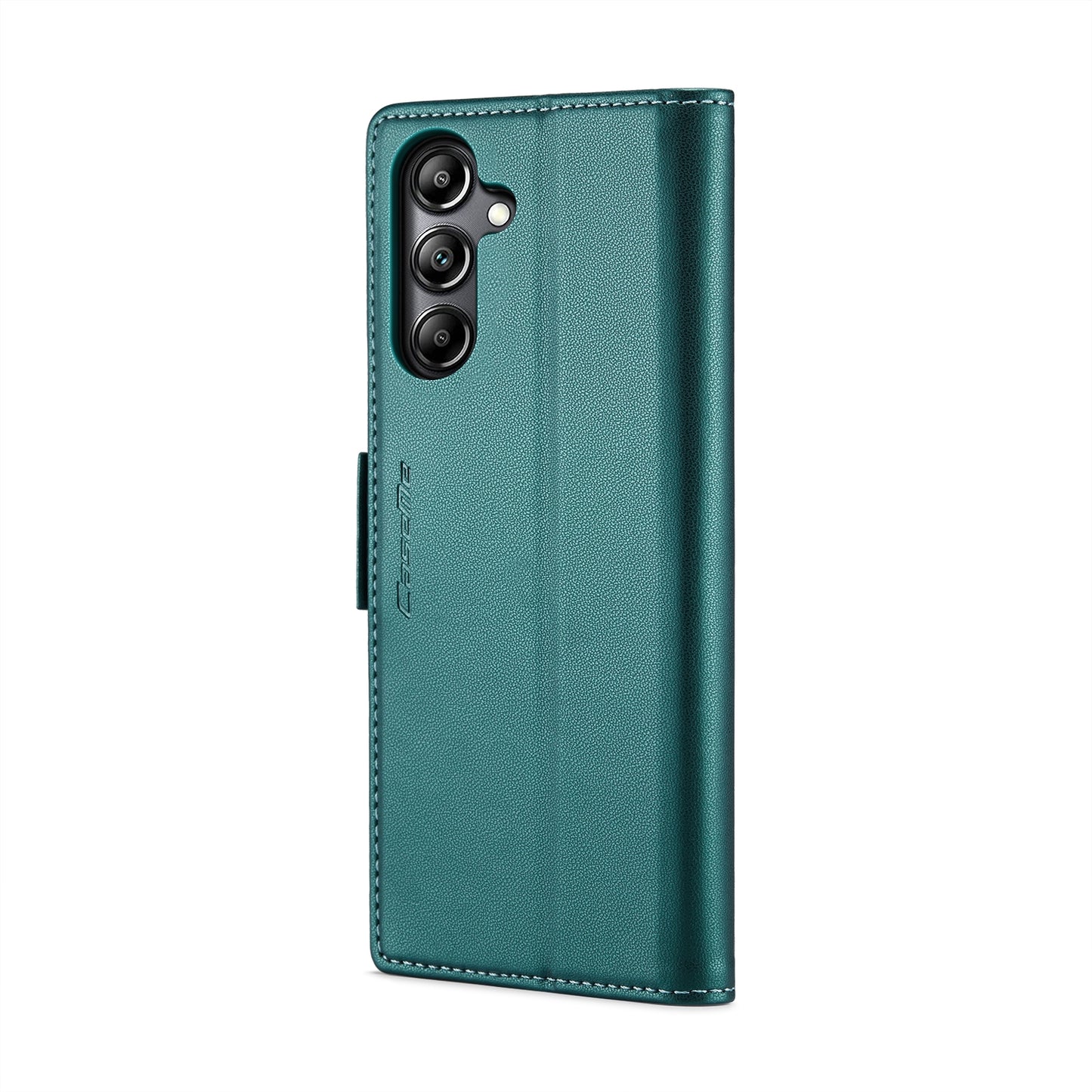 Samsung Galaxy A05s Leather Wallet Case - RFID Blocking, Stand Function, Card Slots
