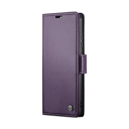 Samsung Galaxy A05s Leather Wallet Case - RFID Blocking, Stand Function, Card Slots