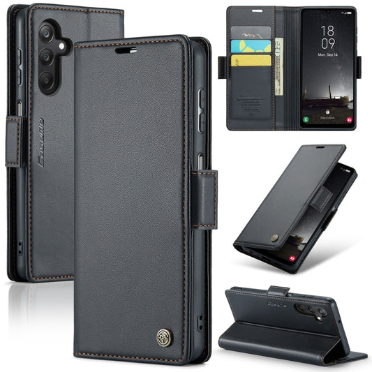 Samsung Galaxy A25 5G Leather Wallet Case - RFID Blocking, Stand Function, Card Slots
