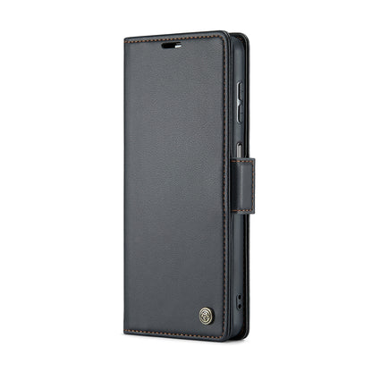 Samsung Galaxy A25 5G Leather Wallet Case - RFID Blocking, Stand Function, Card Slots