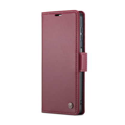 Samsung Galaxy A25 5G Leather Wallet Case - RFID Blocking, Stand Function, Card Slots