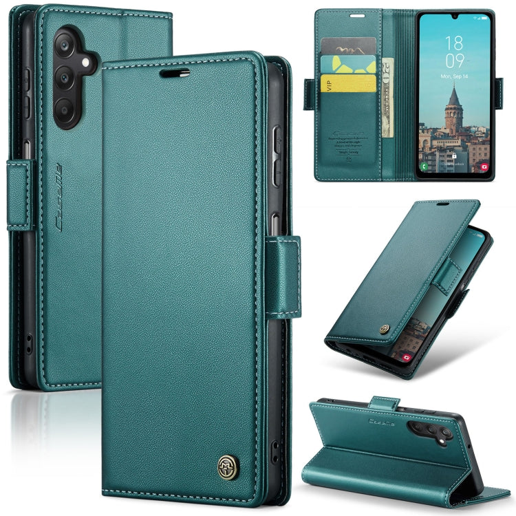 Samsung Galaxy A25 5G Leather Wallet Case - RFID Blocking, Stand Function, Card Slots