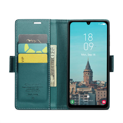 Samsung Galaxy A25 5G Leather Wallet Case - RFID Blocking, Stand Function, Card Slots