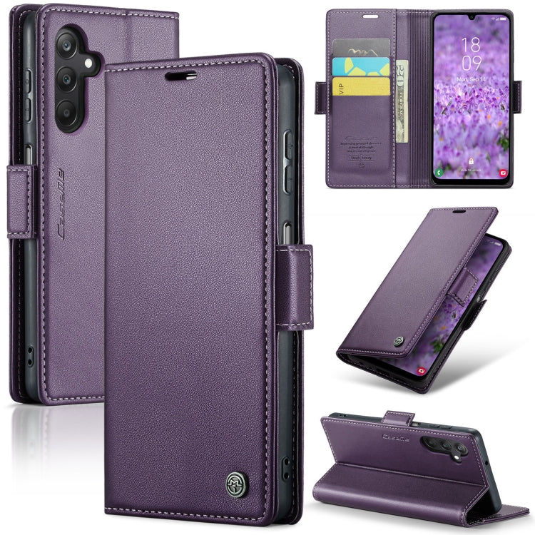 Samsung Galaxy A25 5G Leather Wallet Case - RFID Blocking, Stand Function, Card Slots