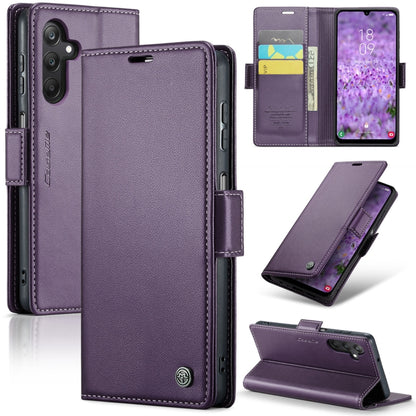 Samsung Galaxy A25 5G Leather Wallet Case - RFID Blocking, Stand Function, Card Slots