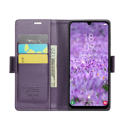 Samsung Galaxy A25 5G Leather Wallet Case - RFID Blocking, Stand Function, Card Slots