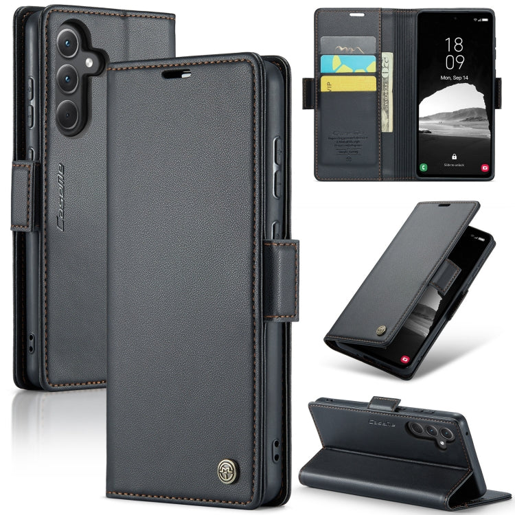 Samsung Galaxy A35 5G Leather Wallet Case - RFID Blocking, Stand Function, Card Slots
