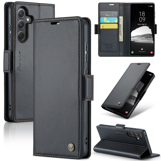 Samsung Galaxy A35 5G Leather Wallet Case - RFID Blocking, Stand Function, Card Slots