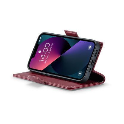 iPhone 14 Leather Wallet Case - RFID Blocking, Stand Function, Card Slots