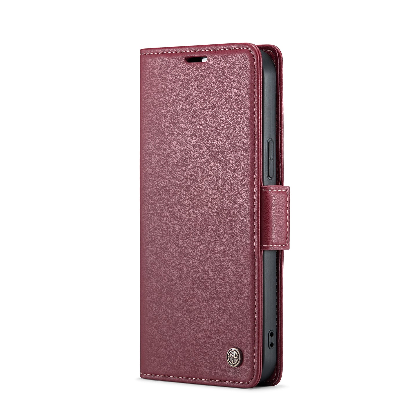 iPhone 14 Pro Leather Wallet Case - RFID Blocking, Stand Function, Card Slots