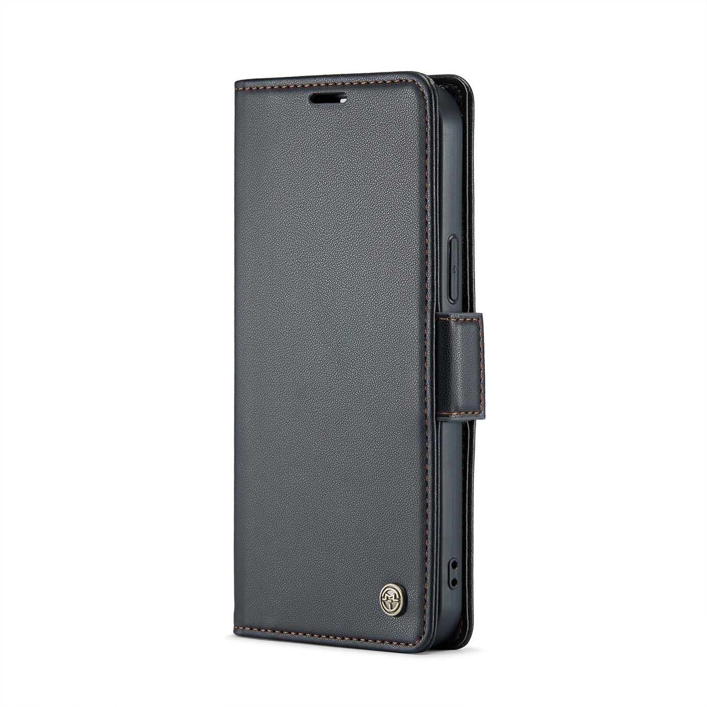 iPhone 12/12 Pro Leather Wallet Case - RFID Blocking, Stand Function, Card Slots