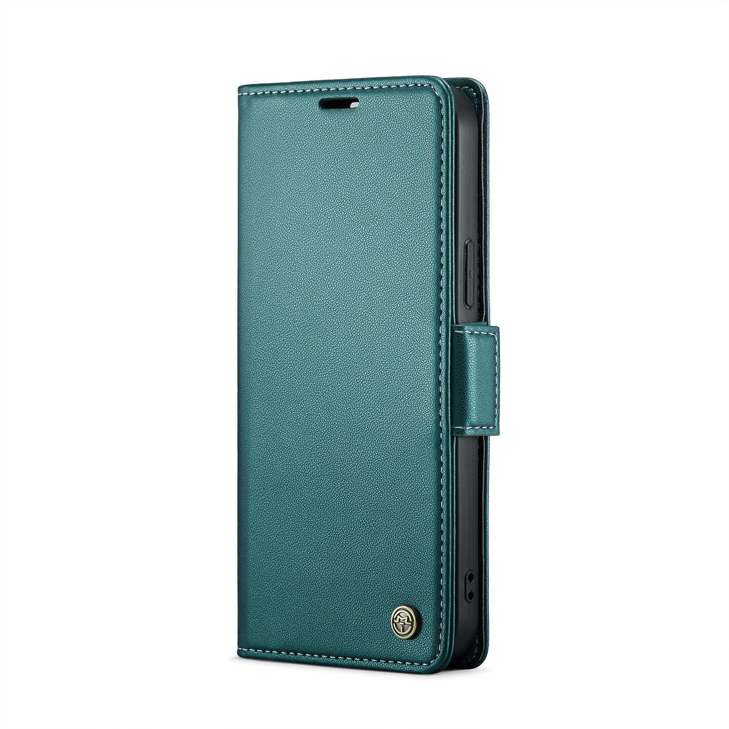 iPhone 12/12 Pro Leather Wallet Case - RFID Blocking, Stand Function, Card Slots