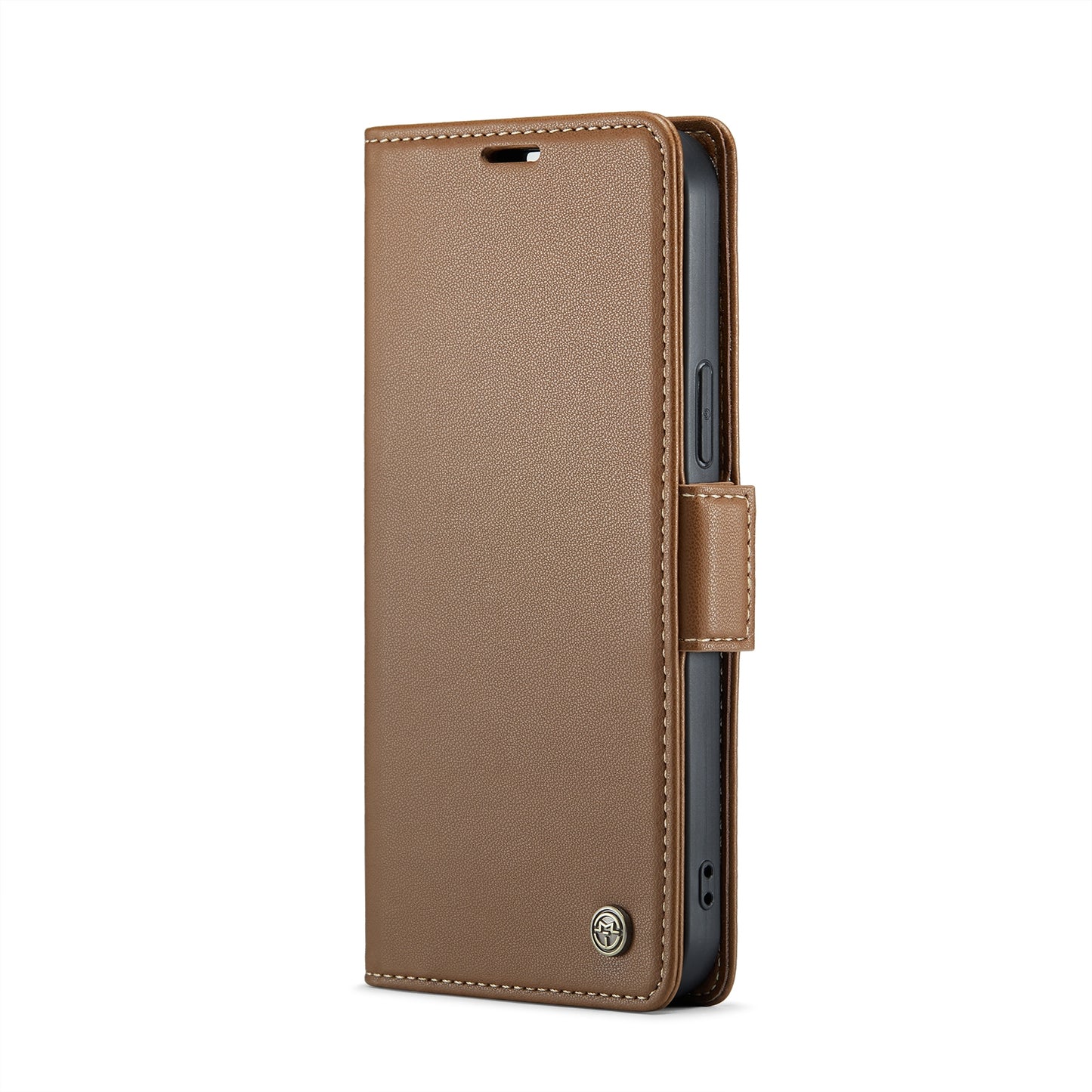 iPhone 12 Pro Max Leather Wallet Case - RFID Blocking, Stand Function, Card Slots