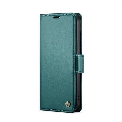 iPhone 12 Pro Max Leather Wallet Case - RFID Blocking, Stand Function, Card Slots