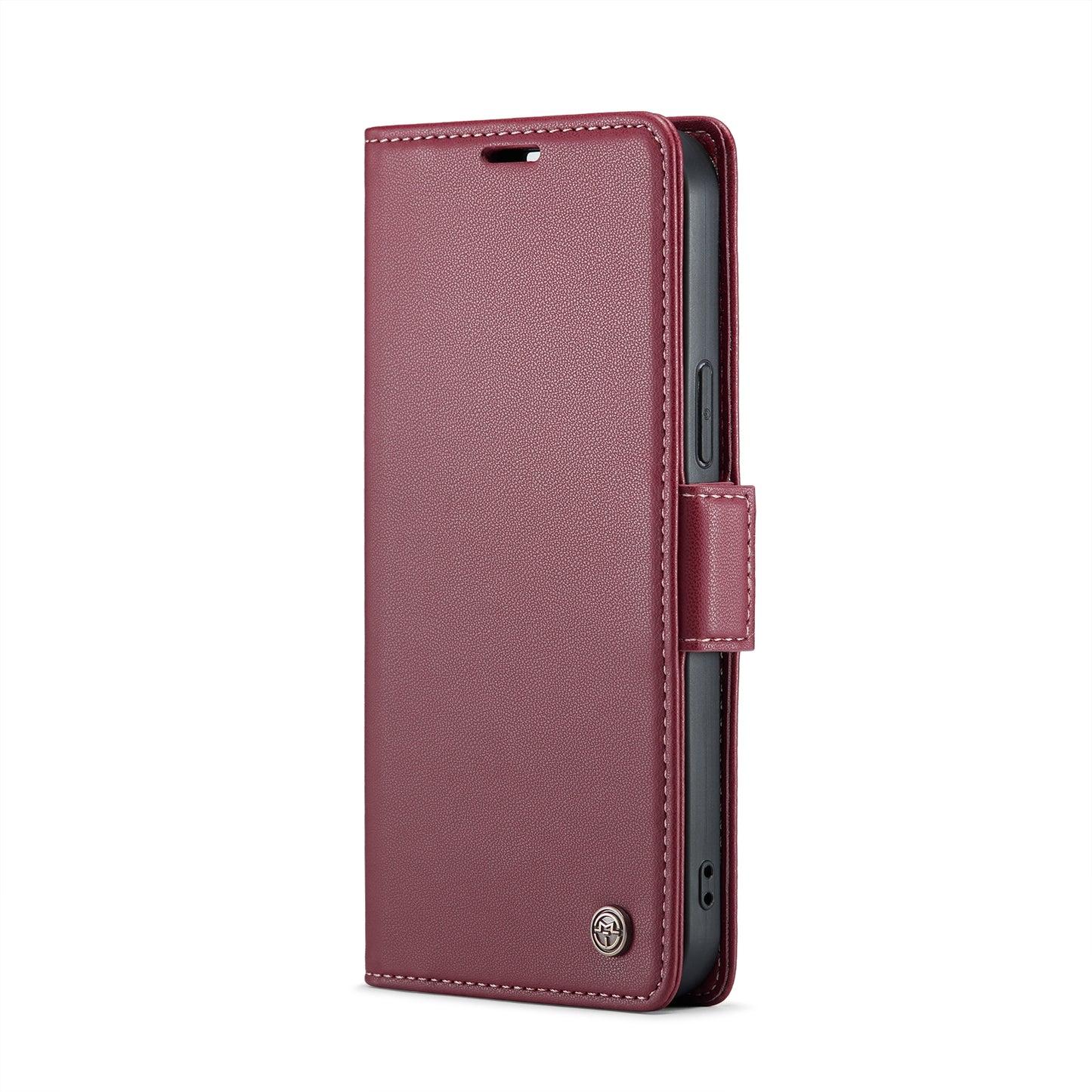 iPhone 12 Mini Leather Wallet Case - RFID Blocking, Stand Function, Card Slots