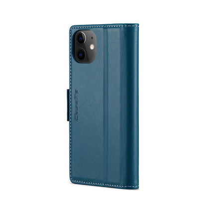 iPhone 12 Mini Leather Wallet Case - RFID Blocking, Stand Function, Card Slots
