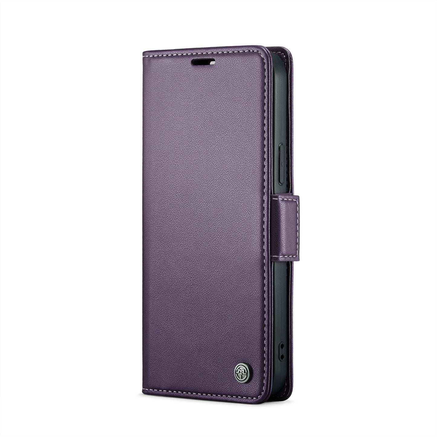 iPhone 12 Mini Leather Wallet Case - RFID Blocking, Stand Function, Card Slots