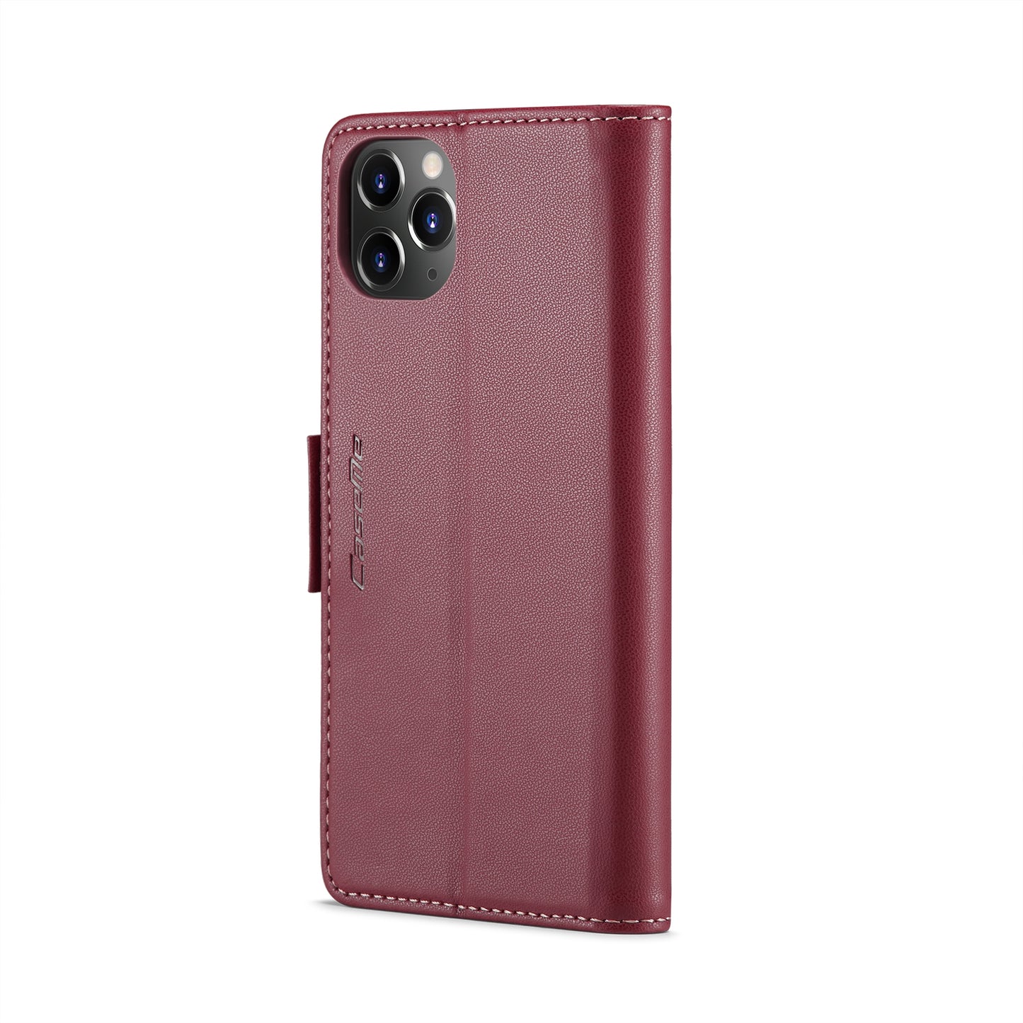 iPhone 11 Pro Leather Wallet Case - RFID Blocking, Stand Function, Card Slots