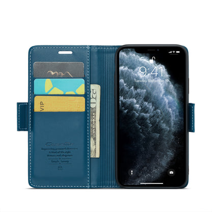 iPhone 11 Pro Leather Wallet Case - RFID Blocking, Stand Function, Card Slots